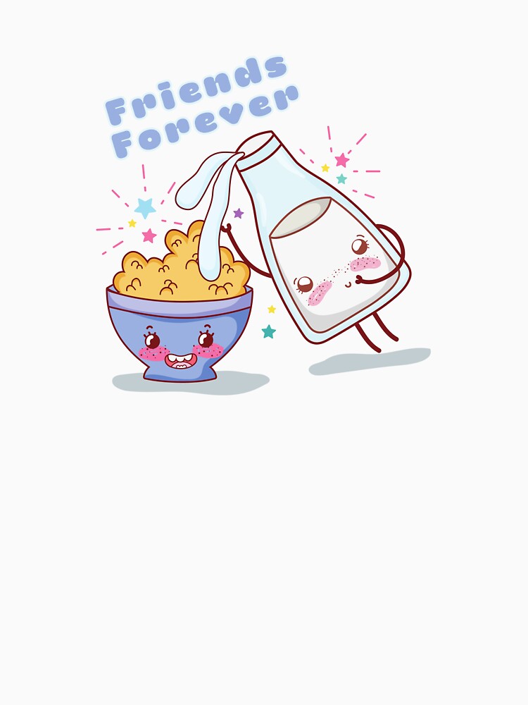 Friends Forever Kawaii Food Kawaii Breakfast by CyberArtistOne