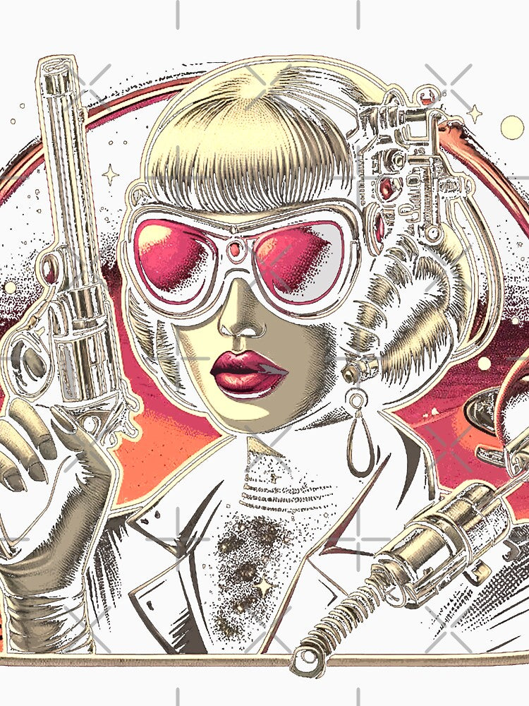 80s Sci-Fi Woman by PulpVintage