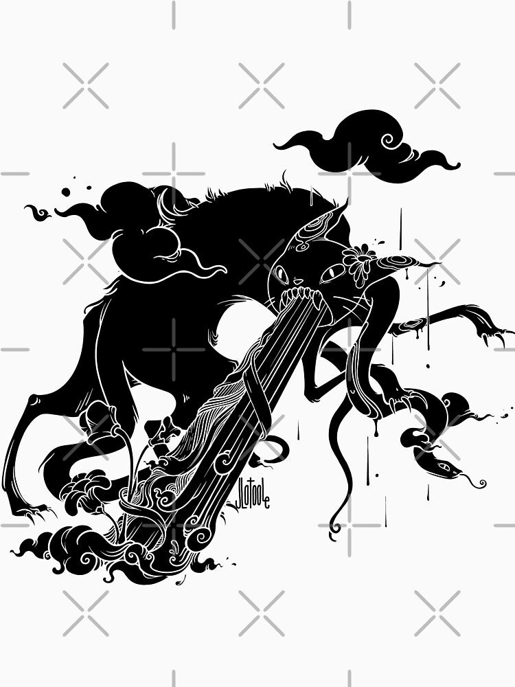 Strange Cat And Snake Surreal Art by cellsdividing