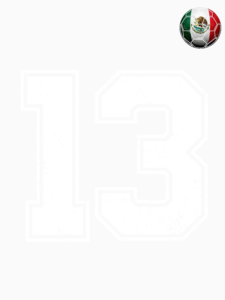 Number 13 Canada Flag Football Fan by BernoNickel