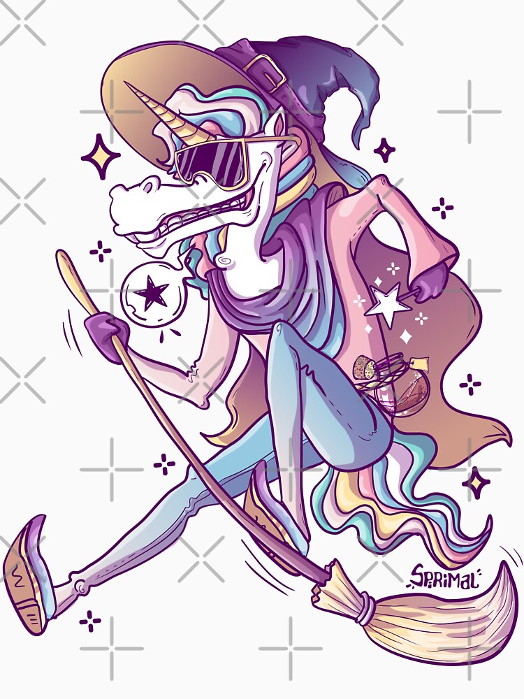 Corny magician magical unicorn pun by SPIRIMAL