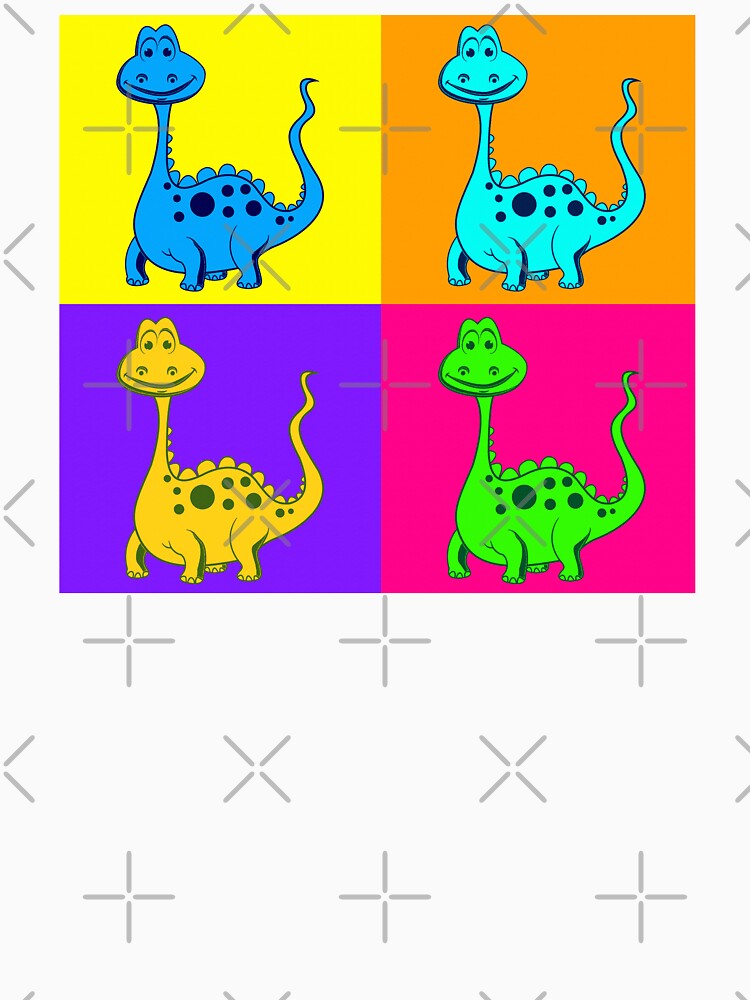 Dinosaur Pop Art by franktact