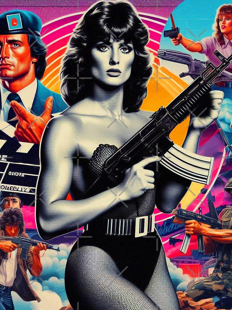 80s Movies War Woman by PulpVintage