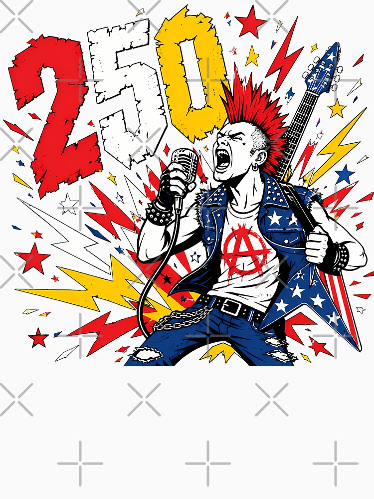 Vintage Punk Rock 250 Red Mohawk Vocalist by chattsuede