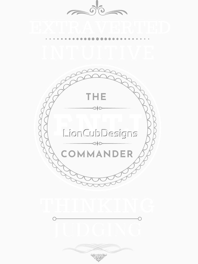 MBTI- The ENTJ commander by LionCubDesigns