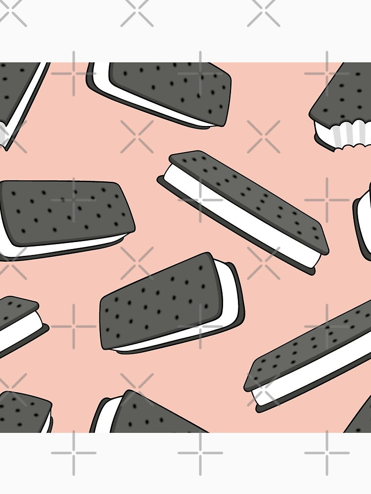 ice cream sandwich - peach by littlearrow