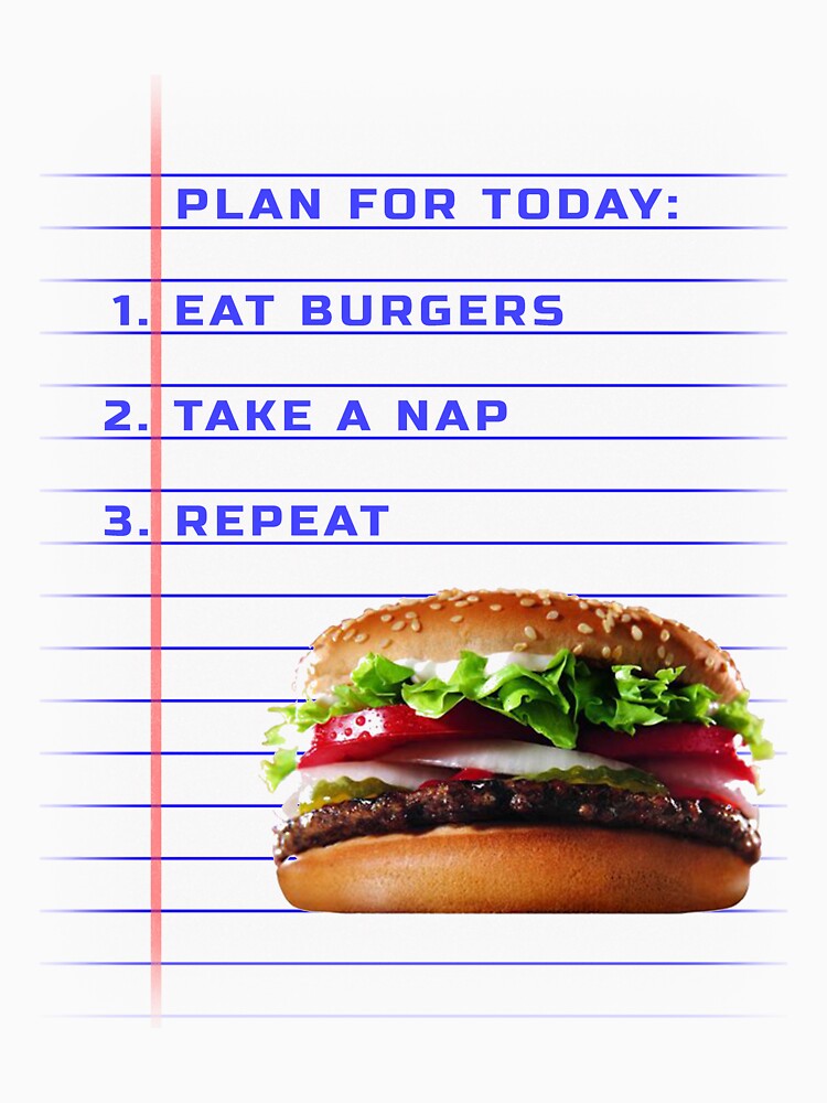 Eat Burgers… by CMYmerch