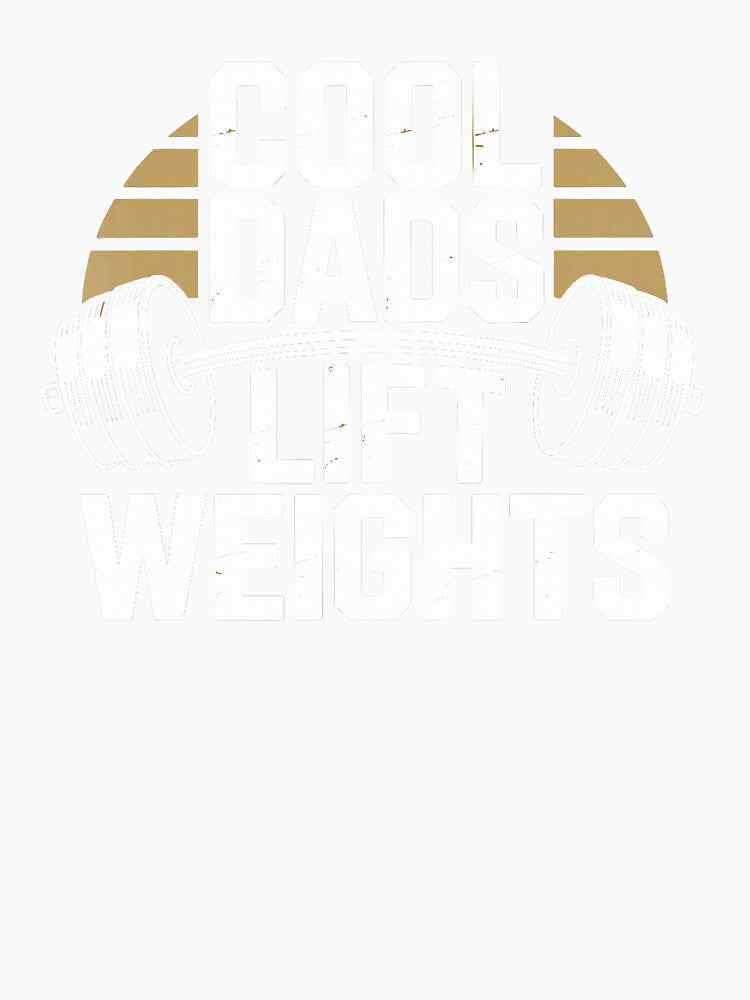 Cool Dads Lift Weights Funny Gym Humor by eliramaison
