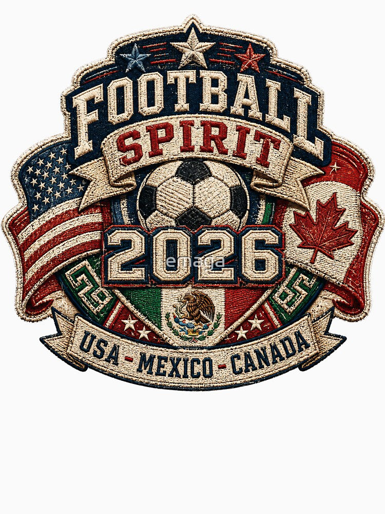 Football 2026 USA Mexico Canada Soccer Championship Fan Art by emaga