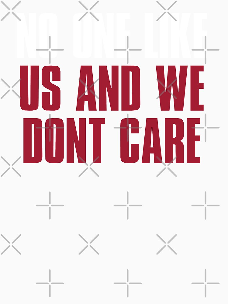 No One like Us and We dont care, Atlanta Sports Blue by elhefe