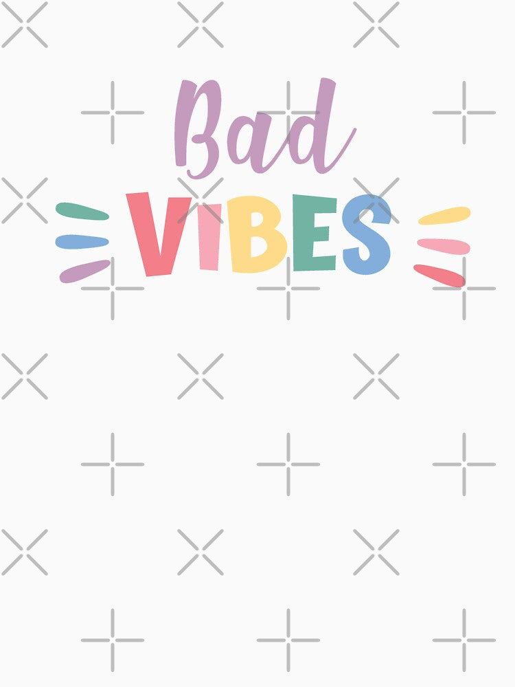 Bad Vibes Rainbow Logo by PuddleofStars