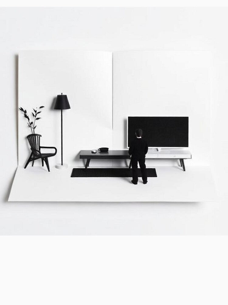 Minimalist Black and White Illustration | Modern Decor by RAISC