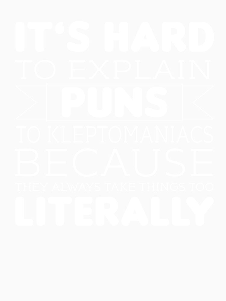 Kleptomaniac Funny Pun Cute Humor by sillyquestions