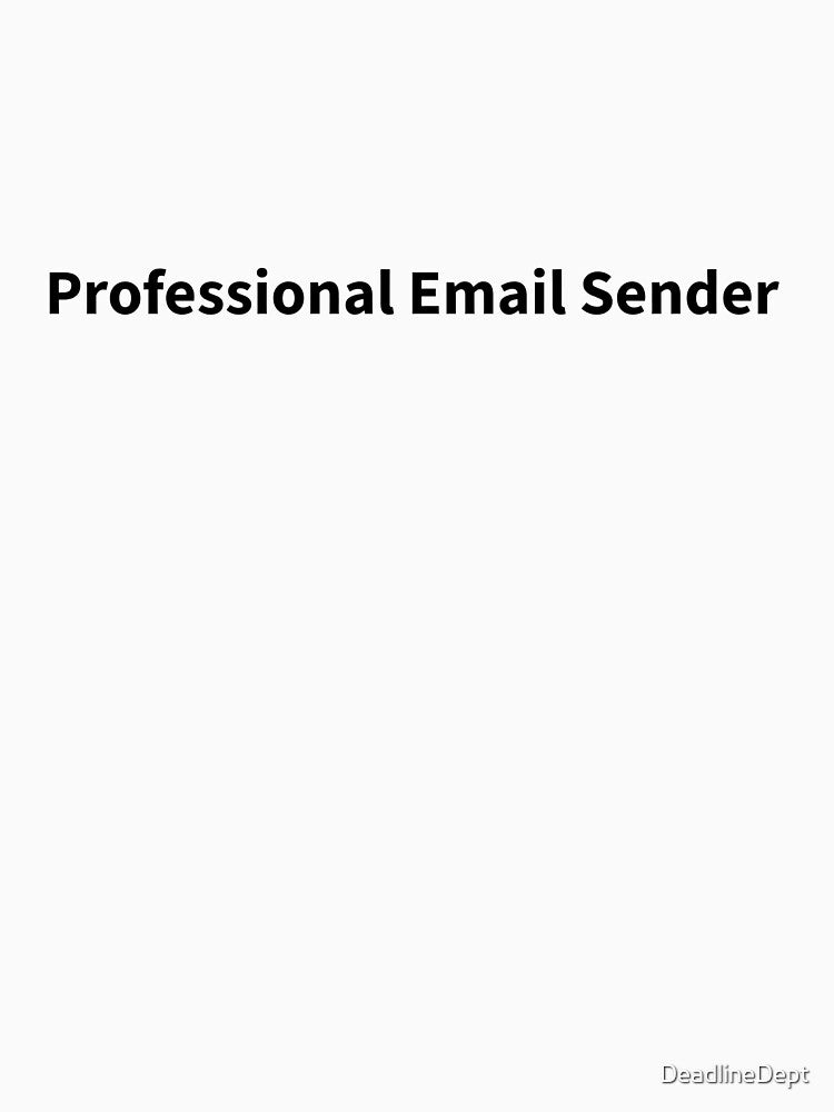 Professional Email Sender - Corporate Humor by DeadlineDept