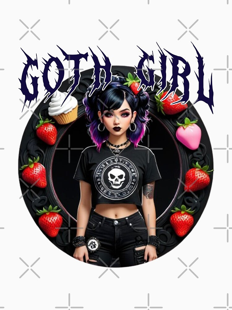 Strawberry Goth Girl by EmeraldCauldren