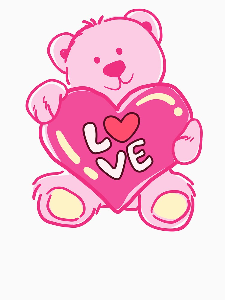 Cute Love Bear Graphic by Zhimarr