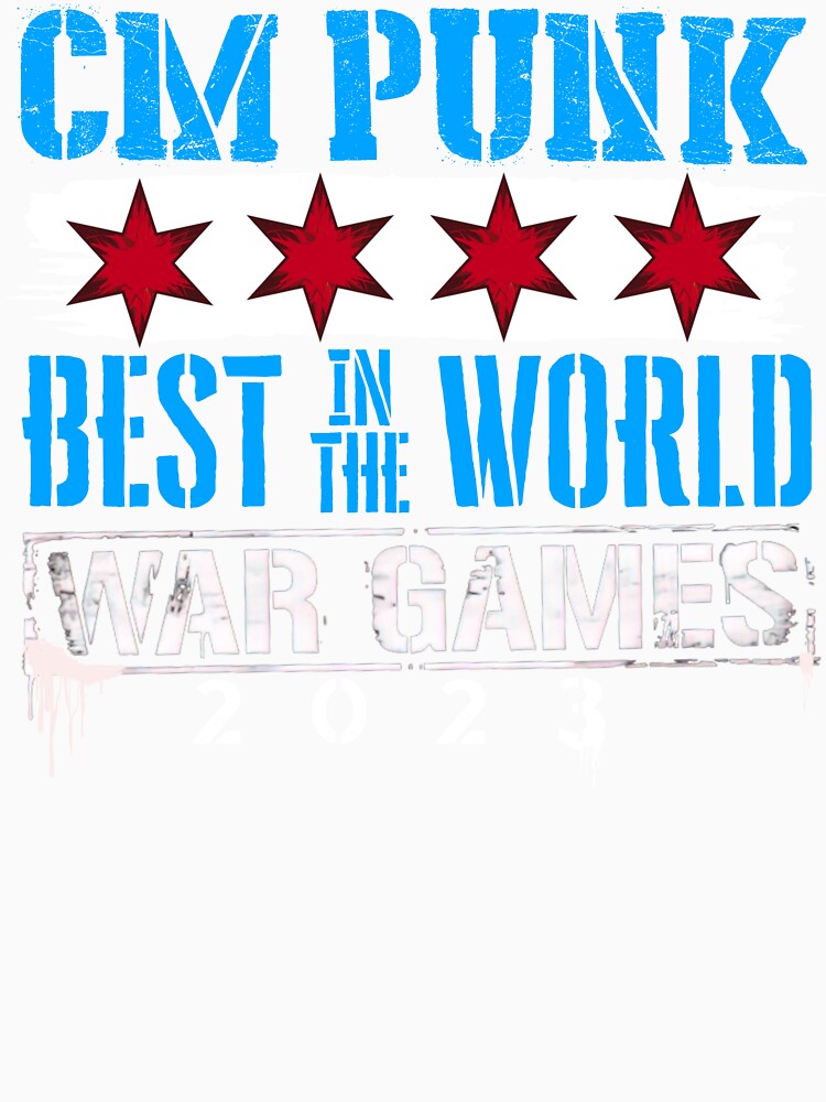 CM Punk T-Shirt WWE Best In The World CM Punk Survivor Series War Games T-Shirt by WrestlingZone
