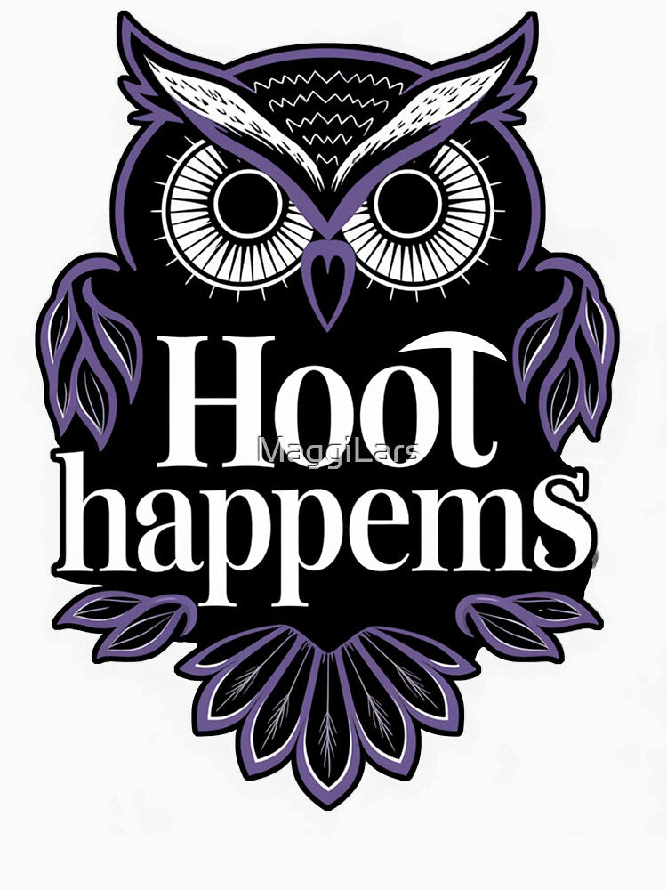 Owl Sarcastic Animal hoot happens by MaggiLars