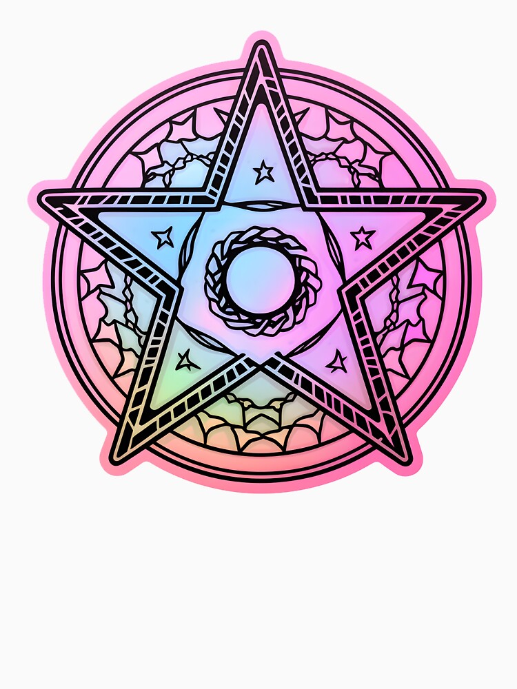 Pink Pentagram by KawaiiKases