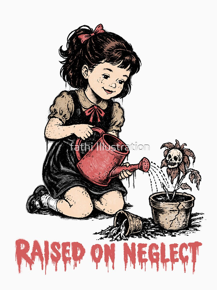 Raised on neglect by fathi Illustration