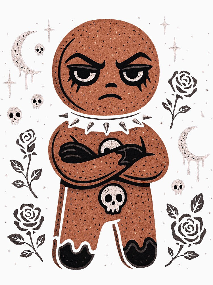Gothic Christmas Goth Gingerbread Man Men Women Kids by BlueBerry-Pengu