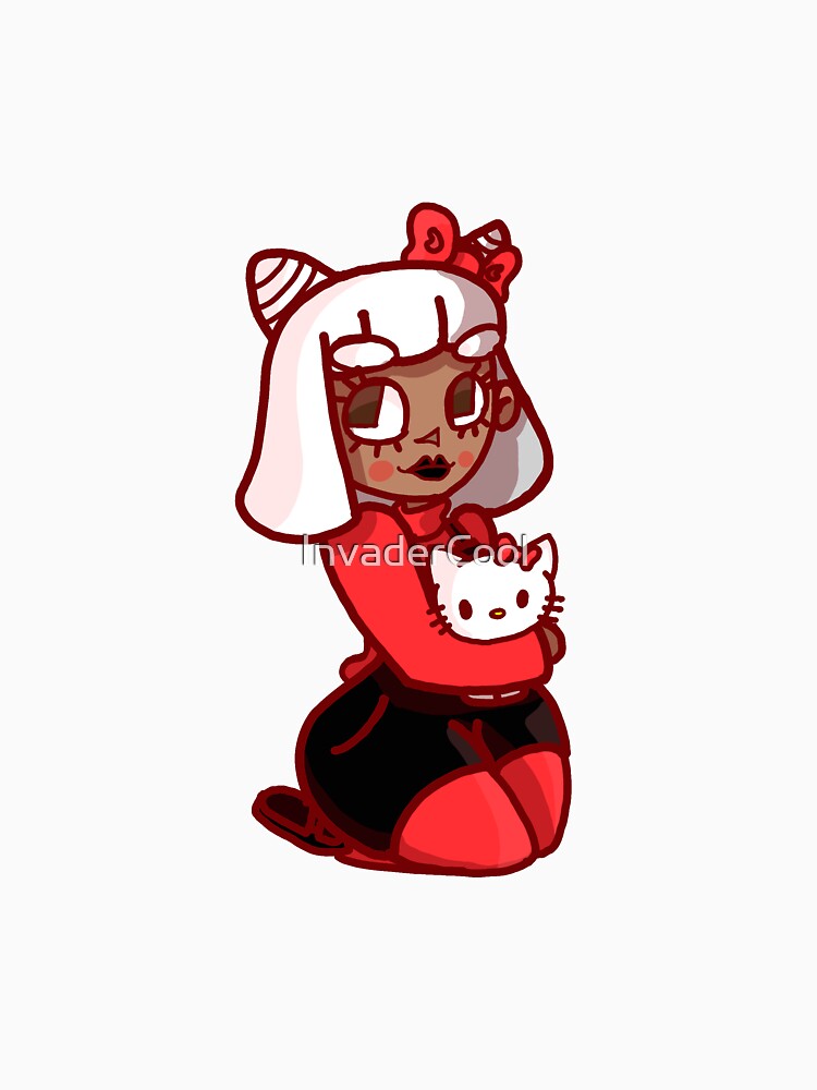 Goth Cat Girl by InvaderCool