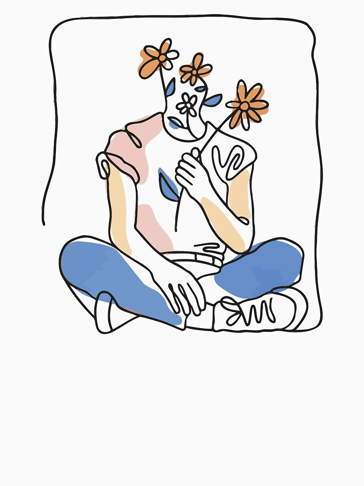 outline flower by zaher97