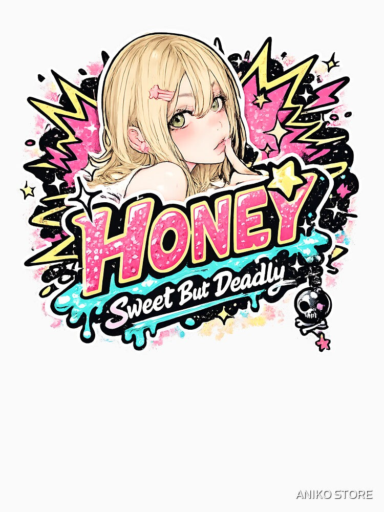 Y2K Anime Streetwear Girl by ANIKO STORE