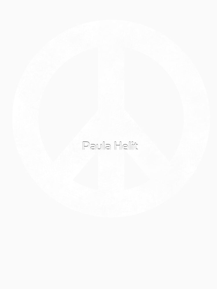 Peace Sign Vintage Distressed Hippie Freedom Retro by Paula Helit