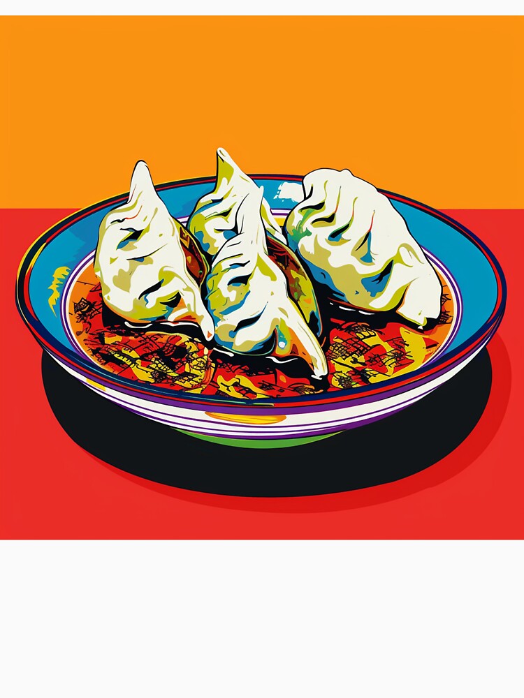 Dumplings Pop Art 4 by AstroRisq
