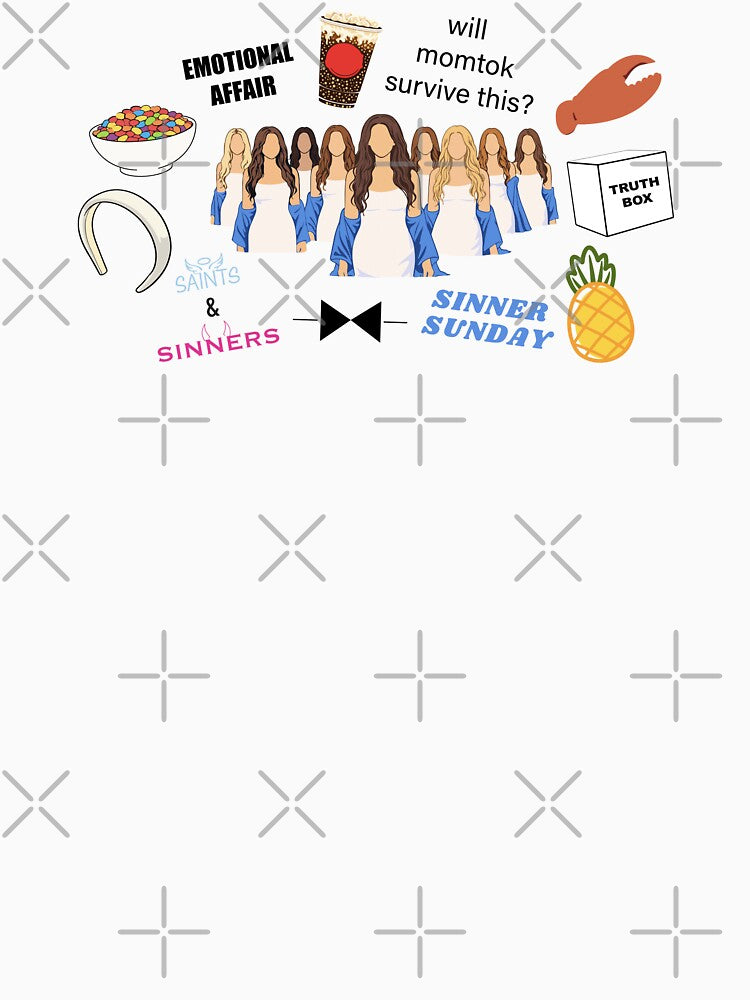 MomTok Drama Wives Reality TV Inspired Collage Aesthetic Design by creatingmouseshop