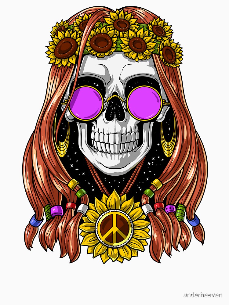 Hippie Skull by underheaven