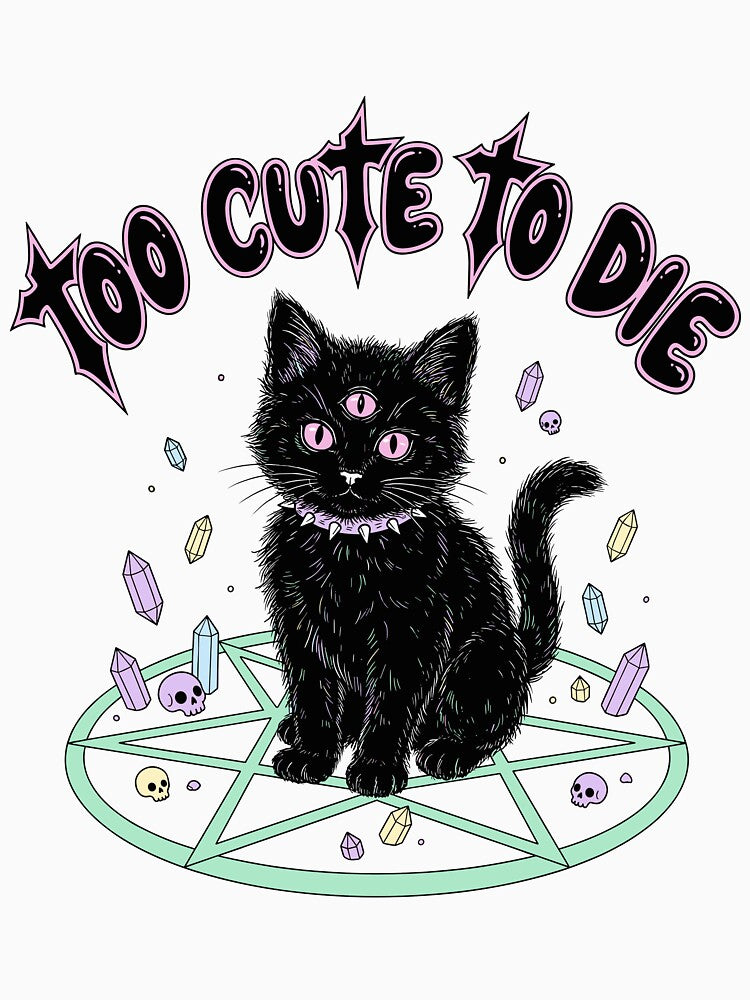 Nihilistic Kitty Pastel Goth Vibes - Pastel Goth by bapupa