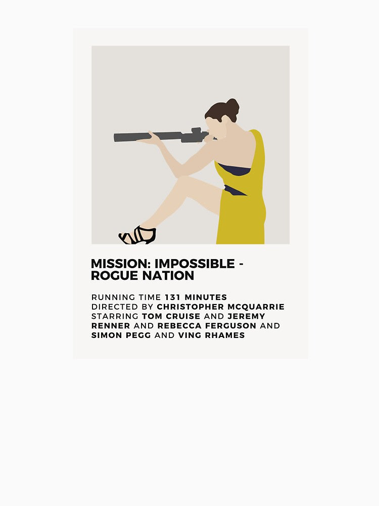 Mission Impossible Minimalist Poster by honeydesigns