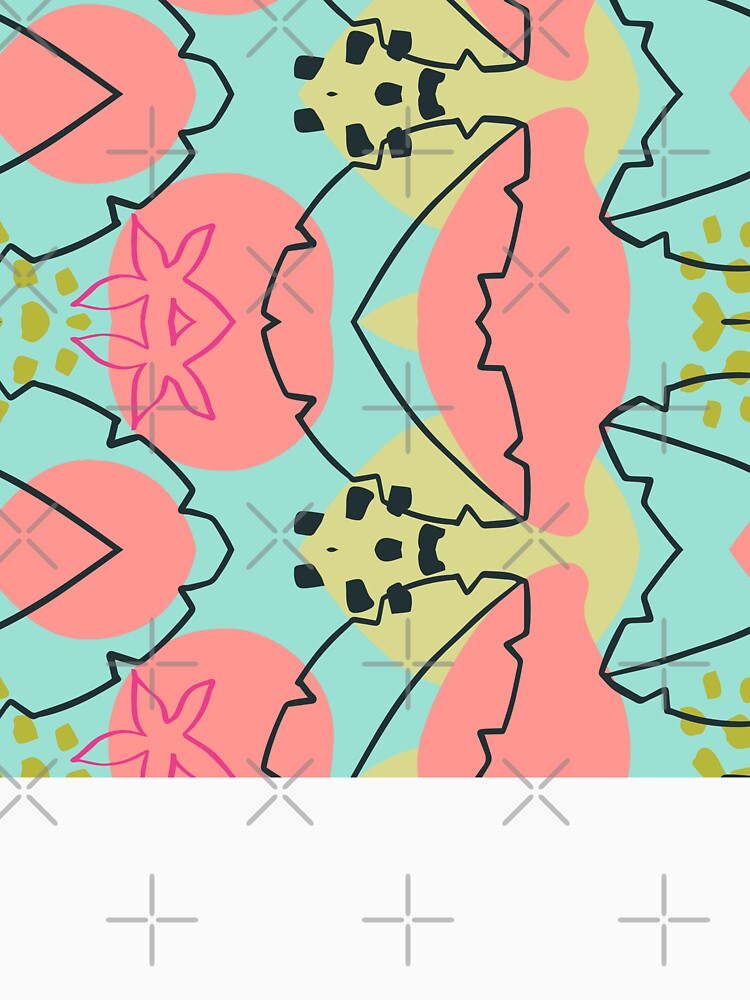 Abstract Retro patterns art cute design by Kamzzi