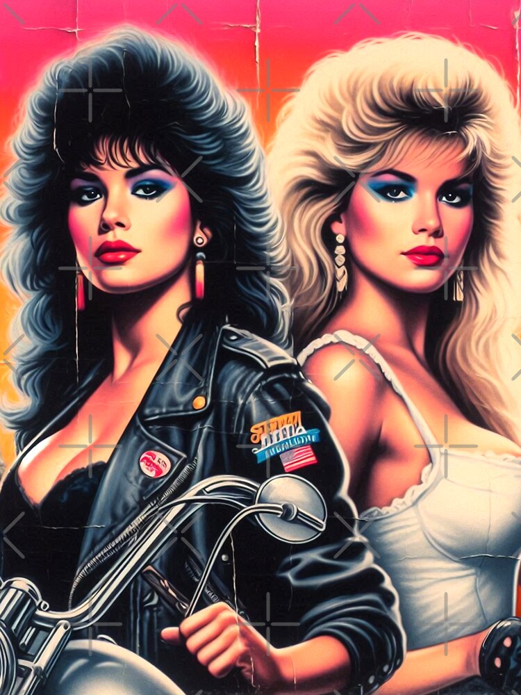 80s Biker Girls by PulpVintage