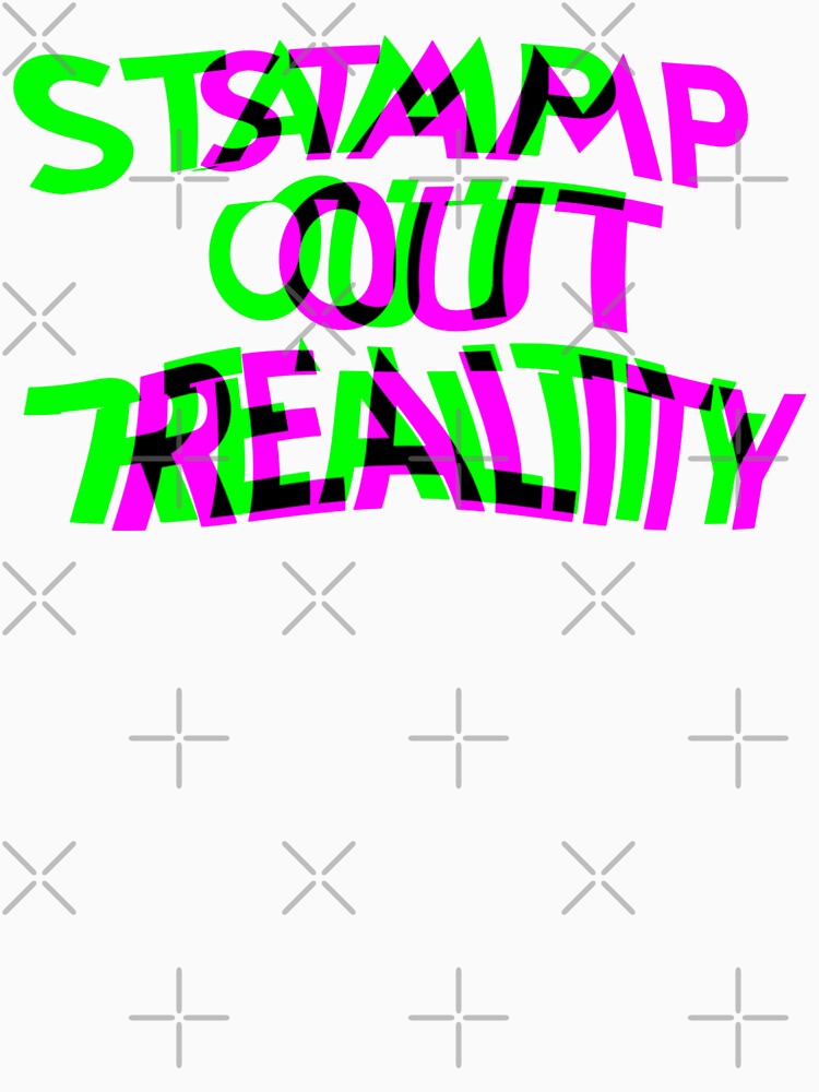 Stamp Out Reality 60’s Protest Hippie Counter Culture by ourkid