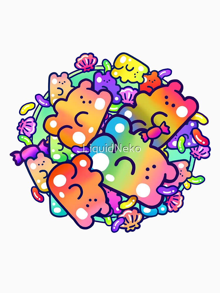 Cute Kawaii Jelly Bears by LiquidNeko