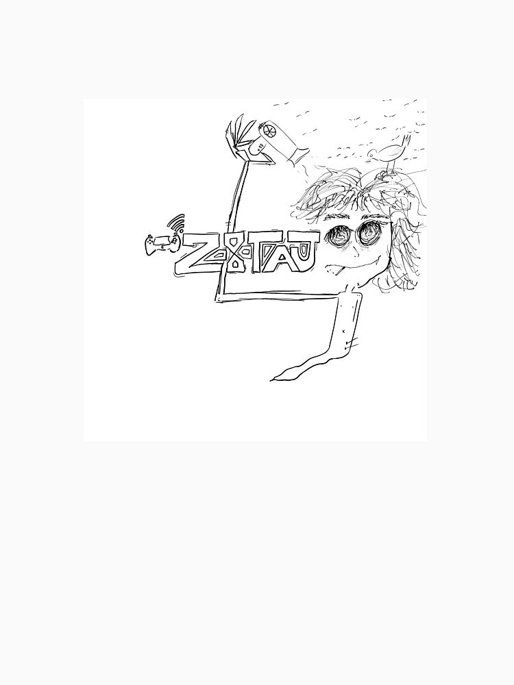 My Friend (Grunge line art) by nogoody2shoes