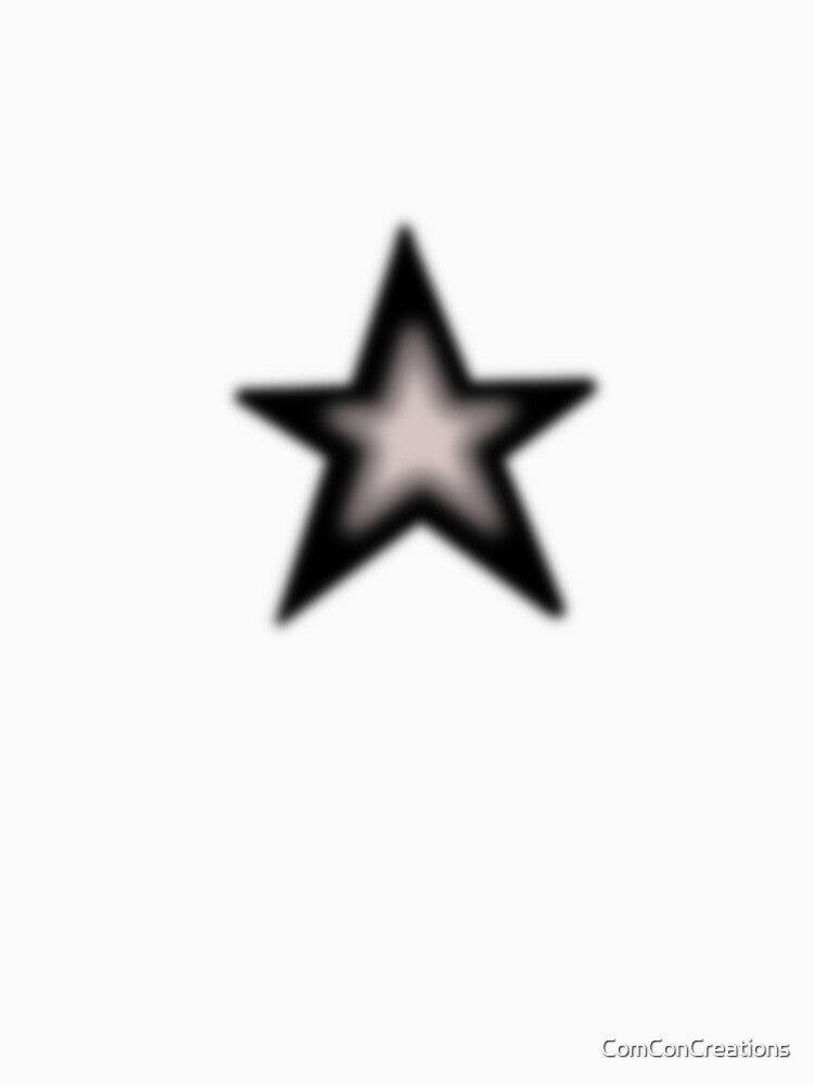 Retro Y2K Black / Pink Star Aesthetic 2000s Vibe by ComConCreations