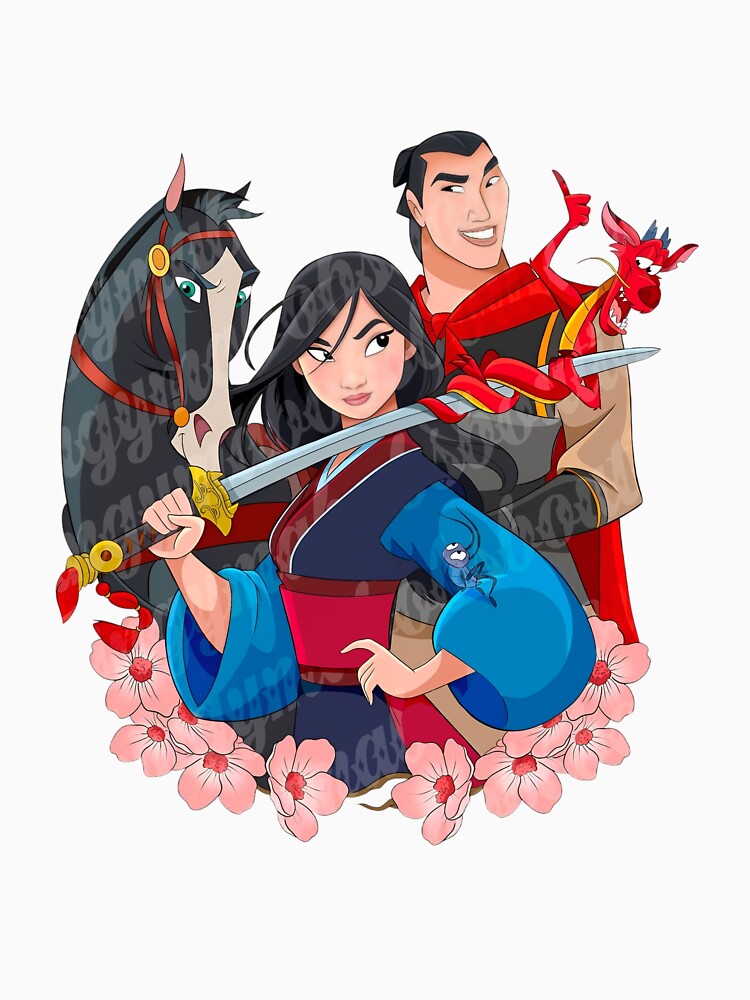 Mulan Warrior Princess Classic Animation Art by MindrootEchoart