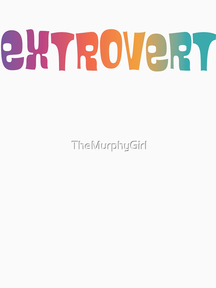 Extrovert in a funky sixties, seventies font by TheMurphyGirl