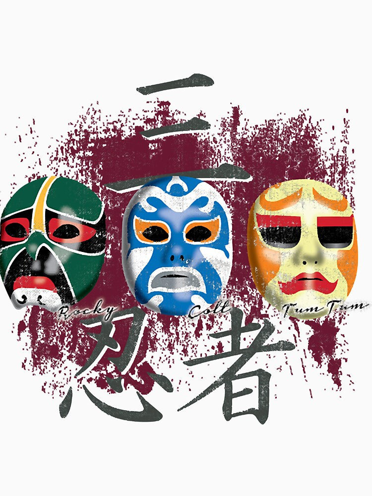 3 Ninjas Masks by Sophronia62Hr