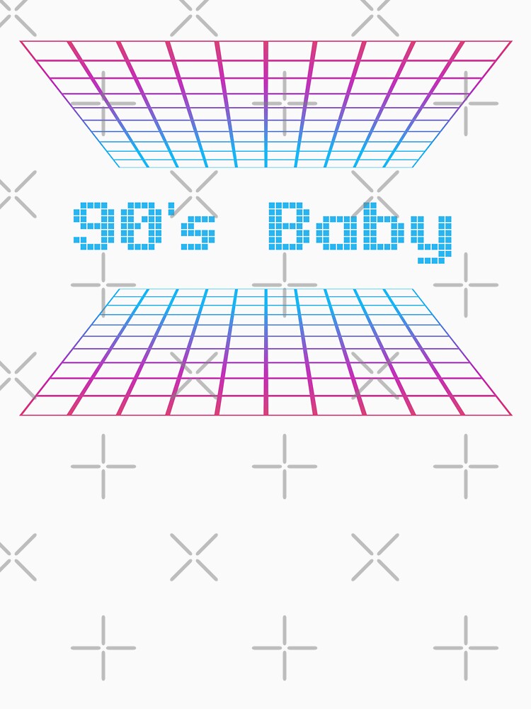 Retro Neon Blue - 90's Baby by Weknes