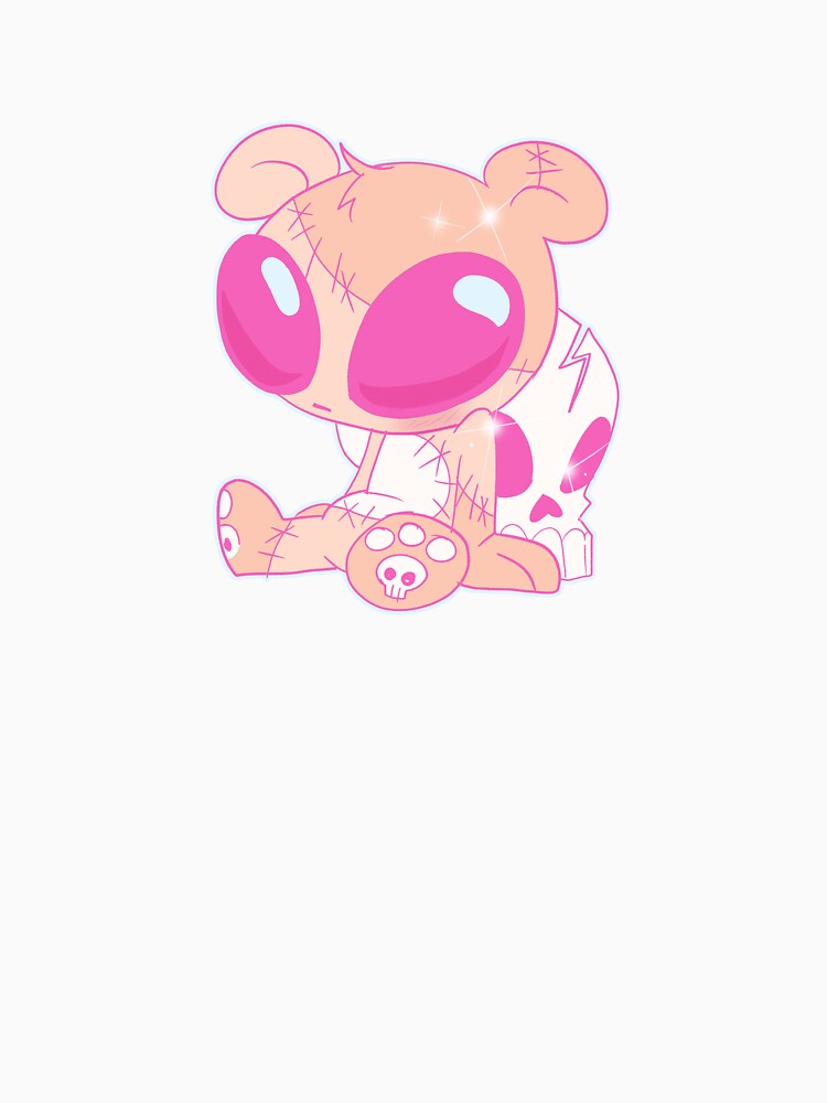 Skull Bear (orange) by gross-girl99