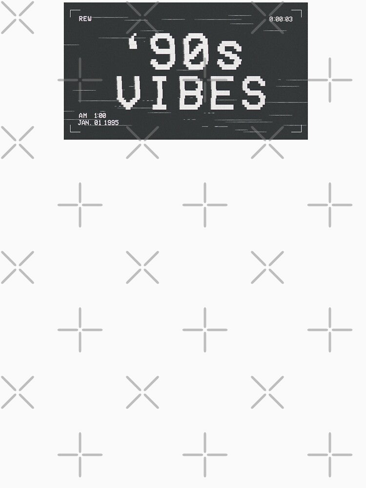 90s Vibes Retro Glitch Design – Vintage 1990s Nostalgia Graphic by MEMORY-LN-Tees