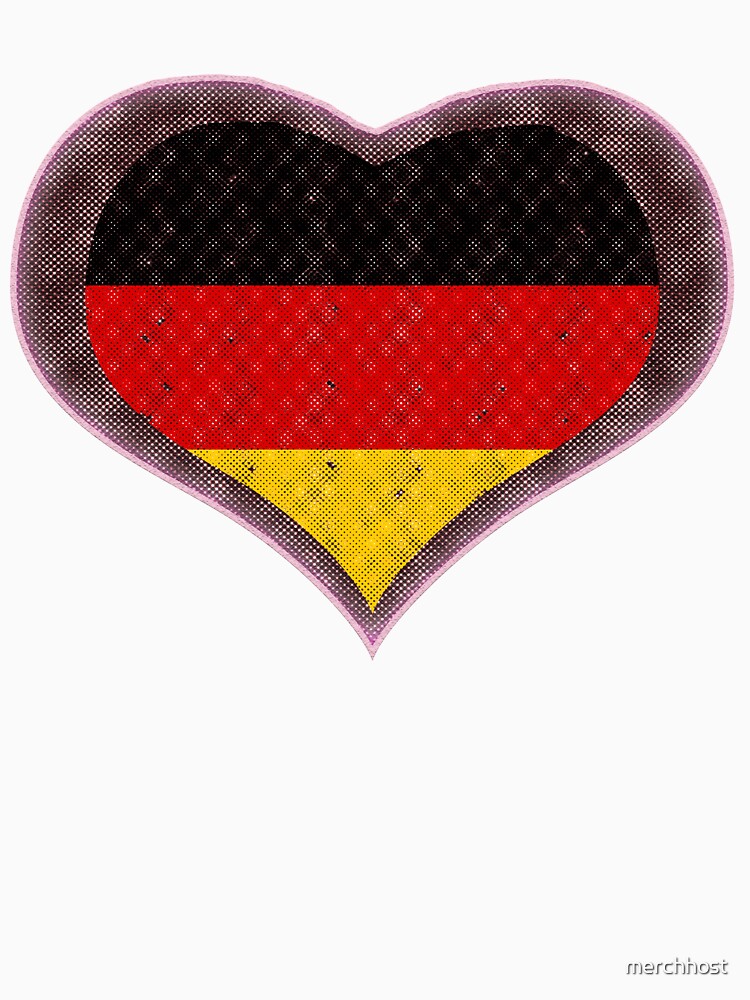 Germany Halftone Flag Heart Deluxe by merchhost