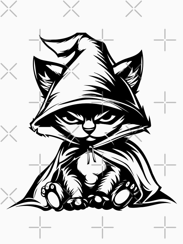 Cute Cat Halloween Costume Spooky Feline Furry Horror by inkoutninja
