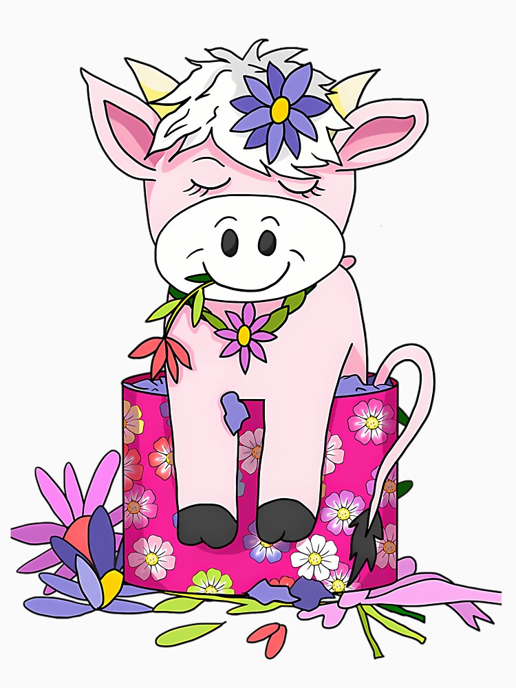 Cartoon Cow In A Box by easybryna5868