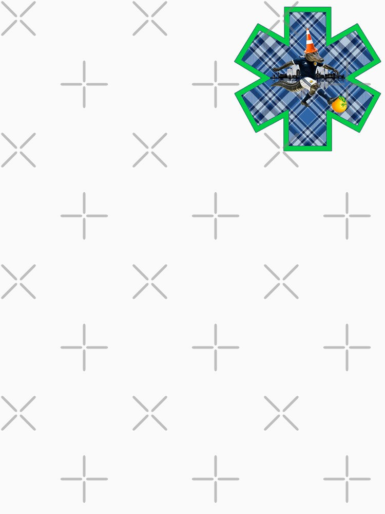 Tartan Army x Miami EMS Skyline with Alligator and Traffic Cone by BerlinerKatzen